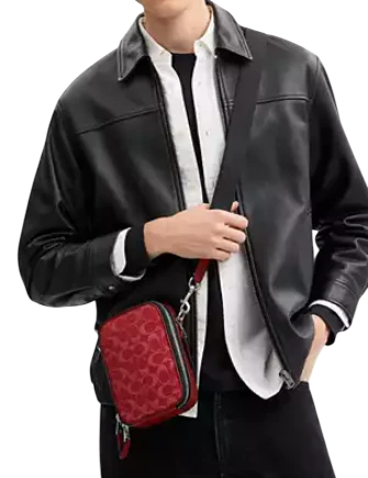 Coach Stanton Crossbody Bag In Signature Denim - Image 4