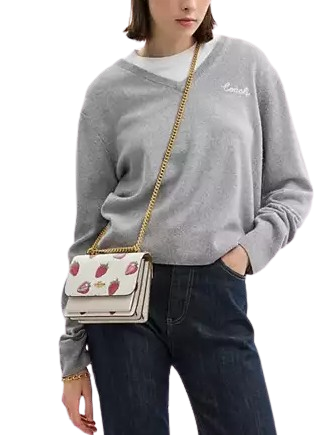 Coach Mini Klare Crossbody Bag With Strawberry Print - Image 4