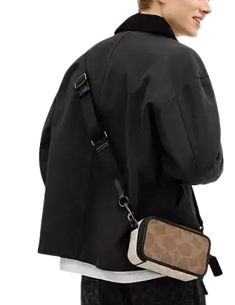 Coach Wyatt Crossbody Bag In Blocked Signature Canvas - Image 2