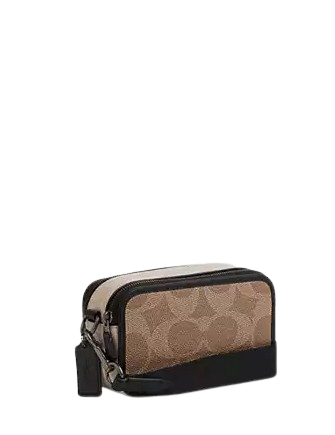 Coach Wyatt Crossbody Bag In Blocked Signature Canvas - Image 3