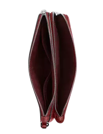 Coach Double Zip Wallet In Signature Denim - Image 3