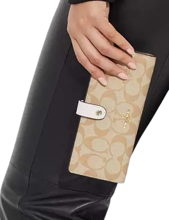 Coach Slim Wallet In Signature Canvas - Image 3