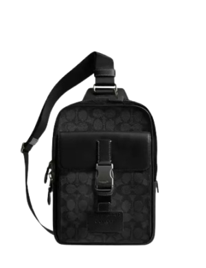 Coach Track Pack In Signature Canvas
