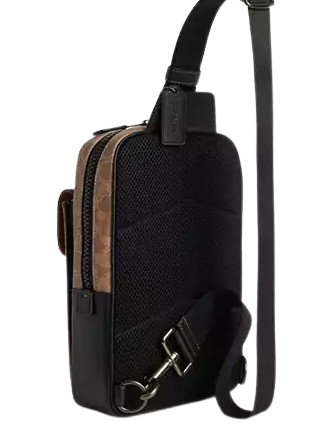 Coach Track Pack In Signature Canvas - Image 2