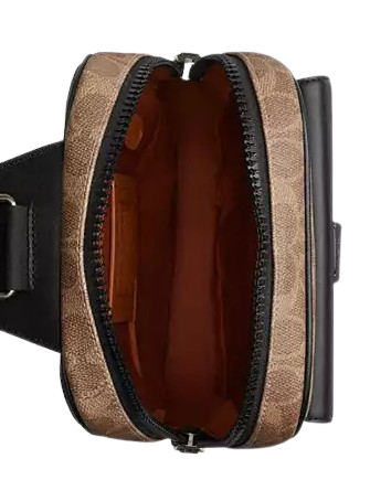 Coach Track Pack In Signature Canvas - Image 3