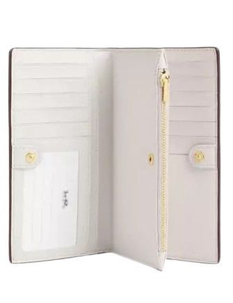 Coach Slim Zip Wallet In Signature Canvas - Image 3