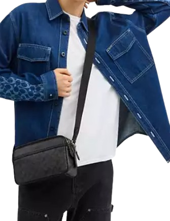 Coach Graham Crossbody Bag In Signature Canvas - Image 2