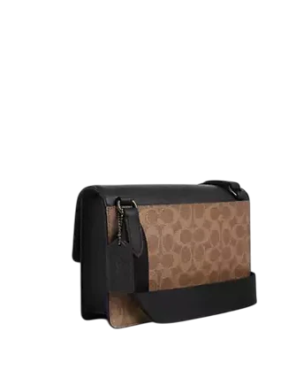 Coach Turner Flap Crossbody Bag In Signature Canvas - Image 3
