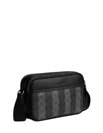 Coach Graham Crossbody Bag In Signature Canvas With Stripes - Image 4