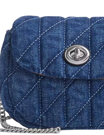 Coach Turnlock Card Case With Quilting - Image 2