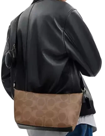 Coach Small Finn Crossbody Bag With Pouch In Maxi Signature Canvas - Image 2