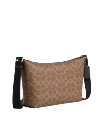 Coach Small Finn Crossbody Bag With Pouch In Signature Canvas - Image 4