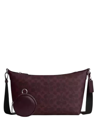 Coach Small Finn Crossbody Bag With Pouch In Signature Canvas