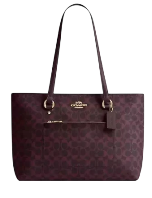 Coach Station Tote Bag In Signature Canvas
