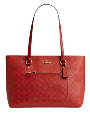 Coach Station Tote Bag In Signature Canvas