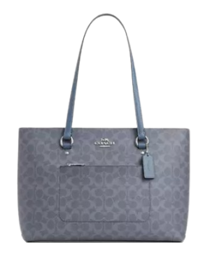 Coach Station Tote Bag In Signature Canvas