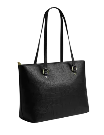 Coach Station Tote Bag In Signature Leather - Image 4