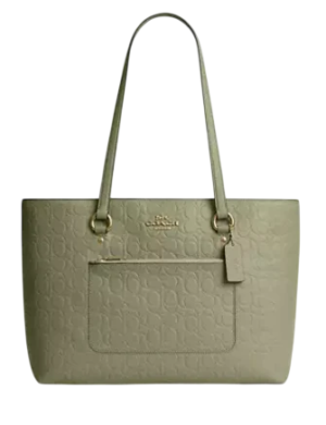 Coach Station Tote Bag In Signature Leather