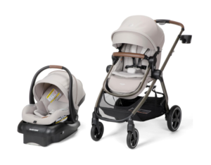 Maxi-Cosi Zelia2 5-in-1 Modular Travel System Luxe Travel System, New Hope Tan, 2025