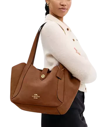 Coach Hadley Turnlock Tote Bag - Image 4