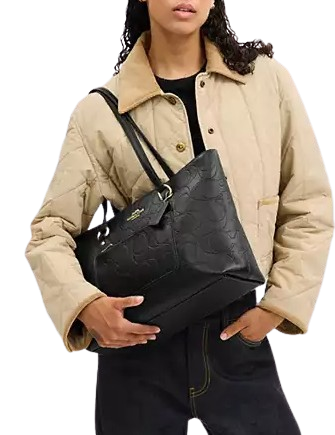 Coach Station Tote Bag In Signature Leather - Image 2