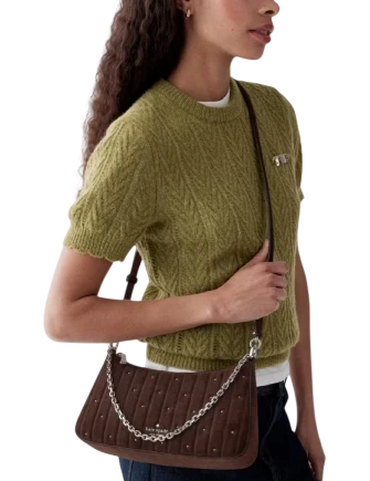 Kate Spade New York Margot Quilted Suede Shoulder Bag - Image 2