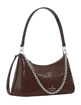 Kate Spade New York Margot Shiny Leather Shoulder Bag - Image 3