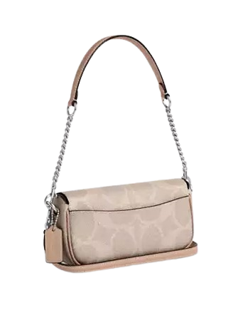 Coach Hailey Flap Bag In Signature Canvas - Image 3