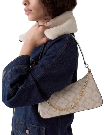 Kate Spade New York Margot Spade Flower Coated Canvas Shoulder Bag - Image 3