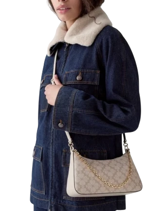 Kate Spade New York Margot Spade Flower Coated Canvas Shoulder Bag - Image 4