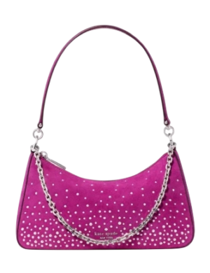 Kate Spade New York Margot Studded Suede Shoulder Bag