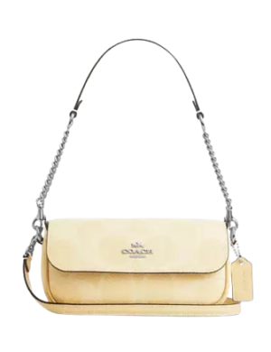 Coach Hailey Flap Bag In Signature Canvas