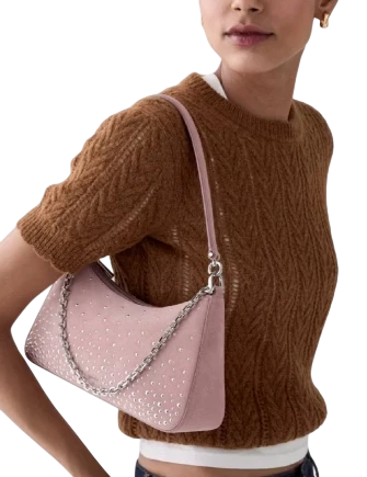 Kate Spade New York Margot Studded Suede Shoulder Bag - Image 2