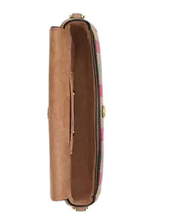 Coach Hailey Flap Bag With Plaid Print - Image 2