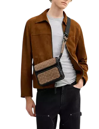 Coach Sullivan Flap Crossbody Bag In Signature Canvas - Image 4