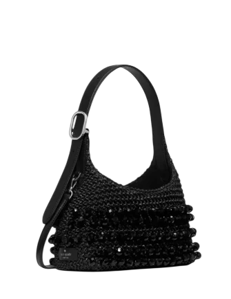 Kate Spade New York 454 Straw Mini Crossbody Bag - Image 3