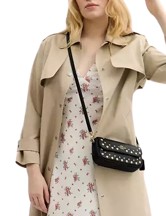 Coach Hailey Flap Bag With Rivets - Image 4
