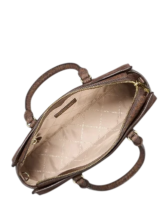 Michael Michael Kors Arden Medium Signature Logo Top-Zip Satchel - Image 2