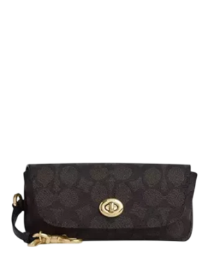 Coach Sunglass Case In Signature Canvas