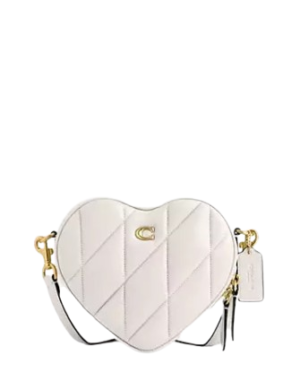 Coach Heart Crossbody Bag With Quilting