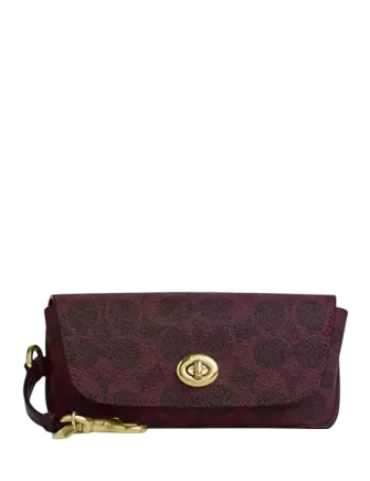Coach Sunglass Case In Signature Canvas