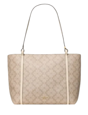 Kate Spade New York Marlowe Spade Flower Coated Canvas Tote Bag