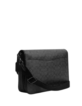 Coach Hitch Messenger Bag In Signature Canvas - Image 4