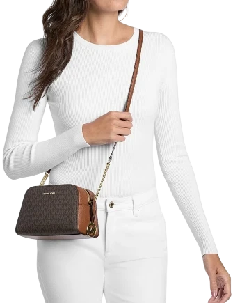 Michael Michael Kors Ashton Extra-Small Signature Logo Camera Crossbody Bag - Image 4
