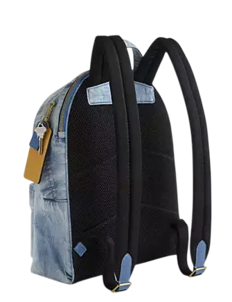 Coach Taylor Small Backpack In Loved Denim - Image 3