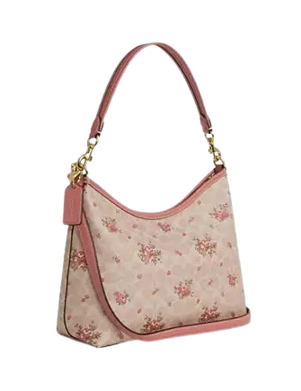 Coach Laurel Shoulder Bag In Signature Canvas With Floral Print - Image 3