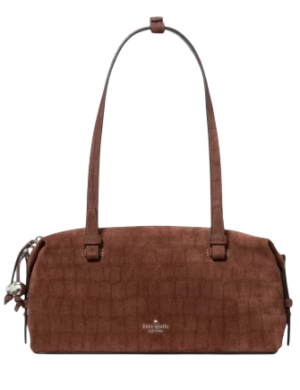 Kate Spade New York Billie Suede Croc Shoulder Bag