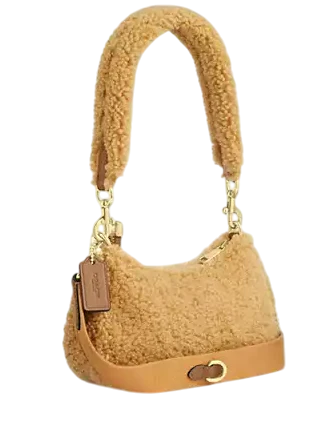 Coach Teri Mini Crossbody Bag In Shearling - Image 3