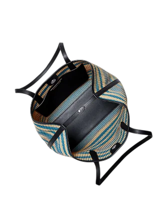 Michael Michael Kors Avalon Medium Striped Woven Tote Bag - Image 2