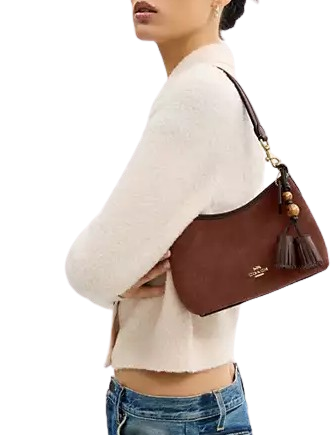 Coach Laurel Small Shoulder Bag With Tassels - Image 2